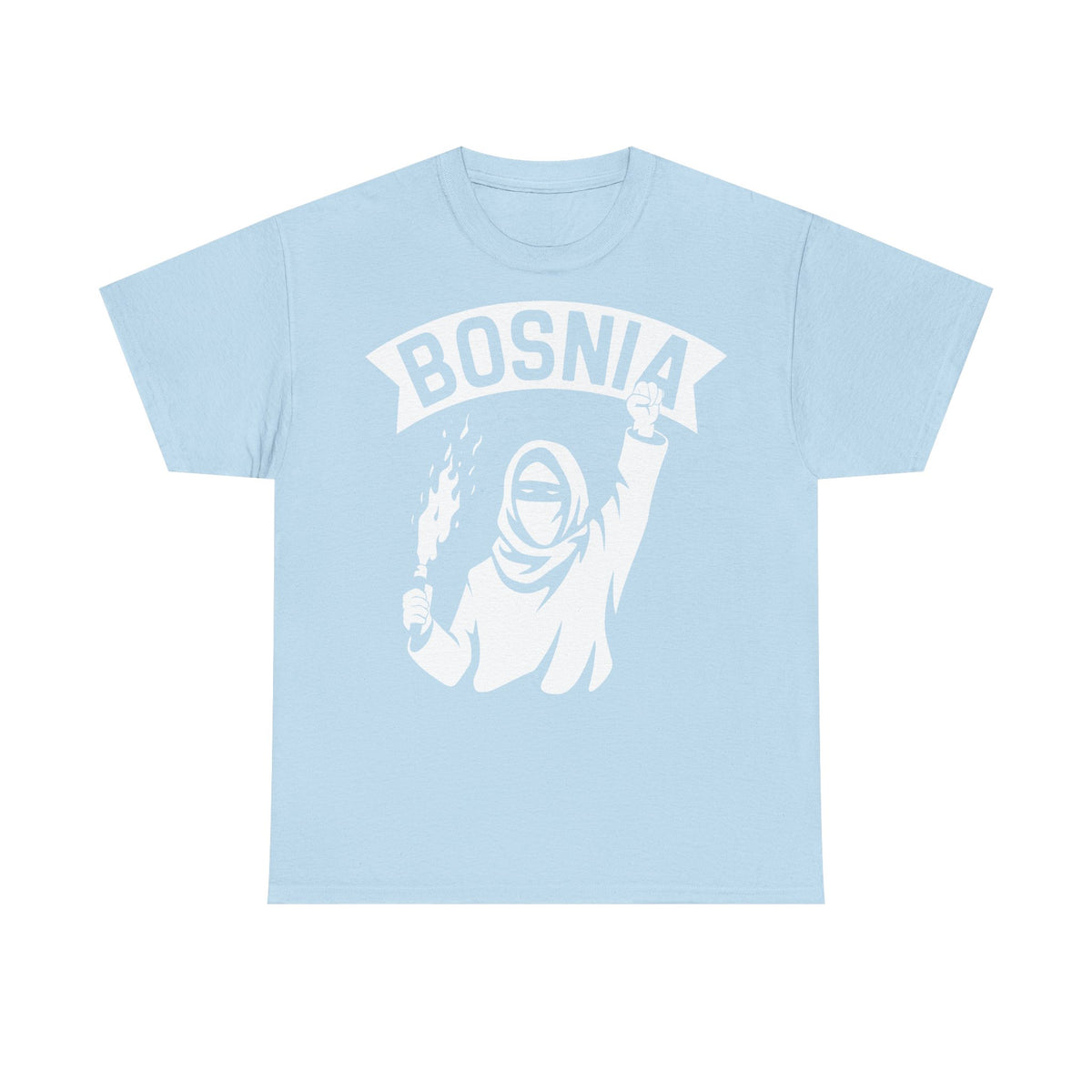 Bosnia escudo bandera orgullo patria aficionado al fútbol idea de regalo - Camiseta unisex