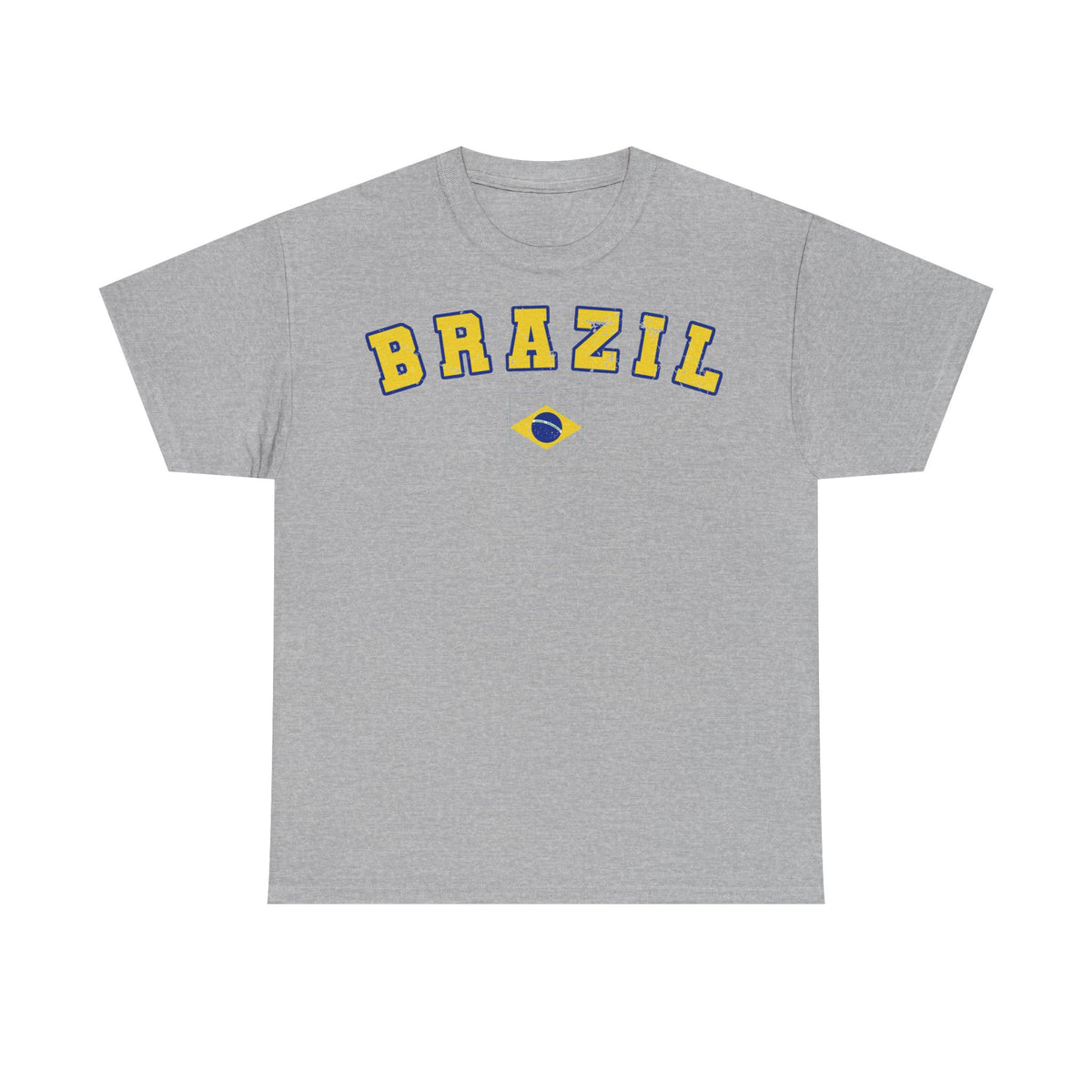 Brazil Brasilien Wappen Flagge Sport Fan Fußball Geschenkidee - Unisex T-Shirt