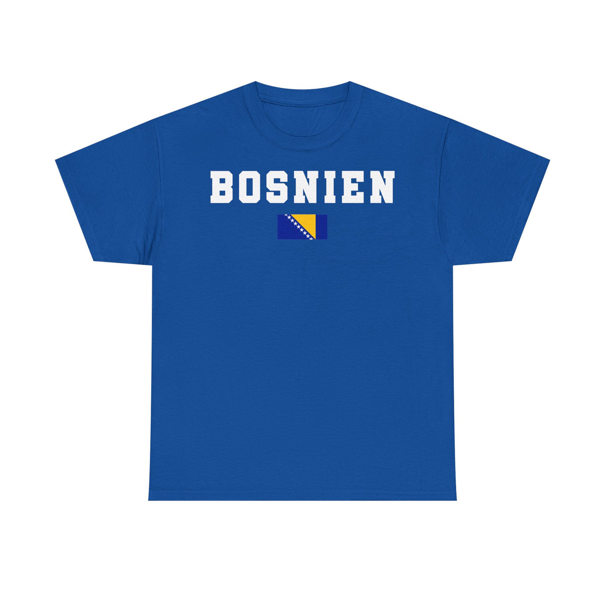 Bosnia Wappen Flagge Stolz Heimat Fußball fan Geschenkidee - Unisex T-Shirt