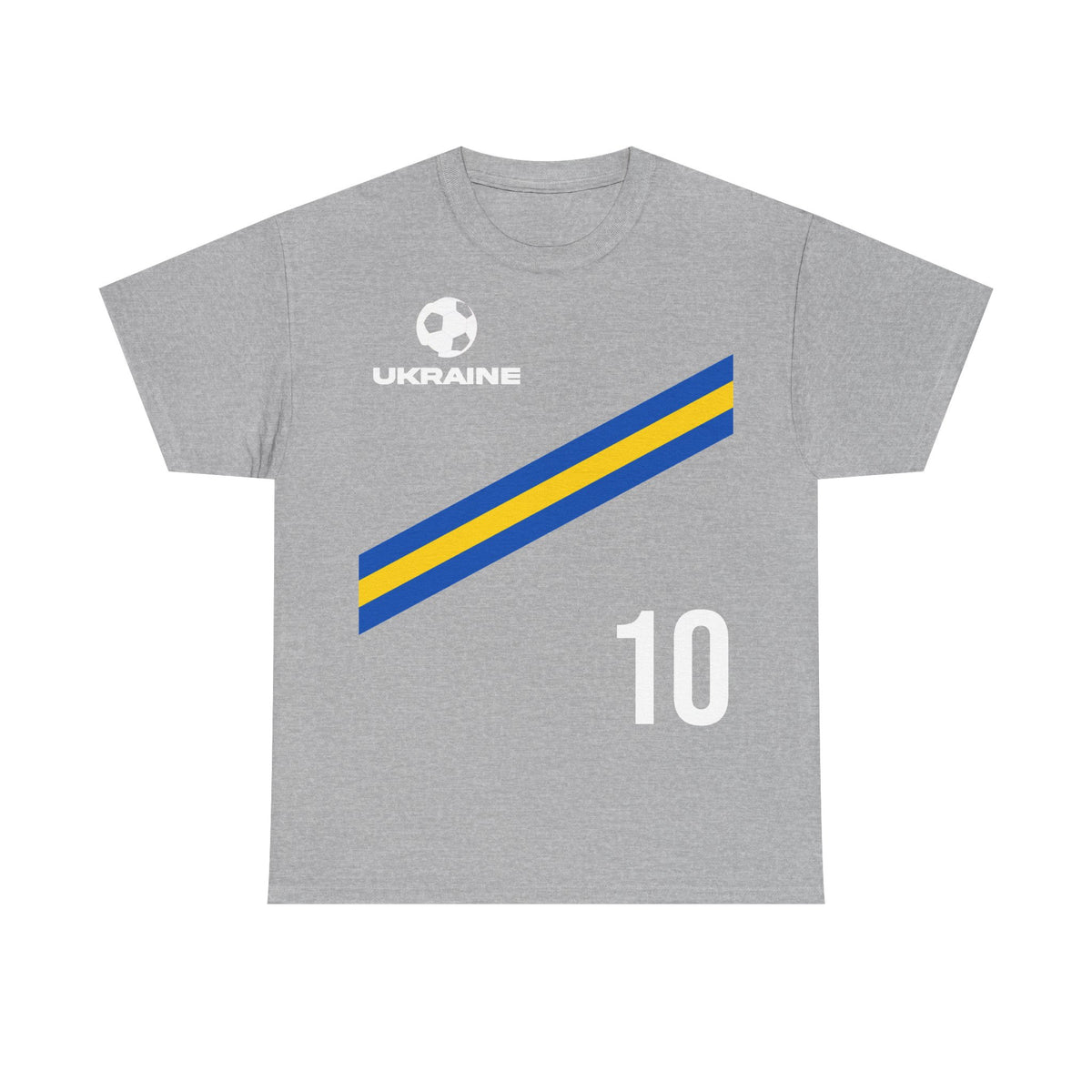 Bandera de Ucrania escudo idea de regalo afición al deporte moda vintage - Camiseta unisex