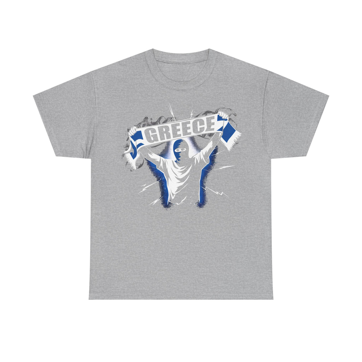Grecia Grecia hooligan bandera escudo patria fútbol deporte aficionado idea de regalo - camiseta unisex