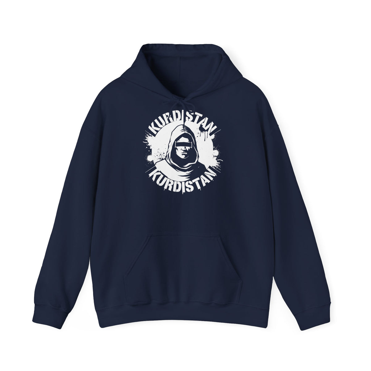 Kurdistan hooligan patria orgoglio stemma bandiera sport calcio tifoso regalo - Felpa con cappuccio unisex