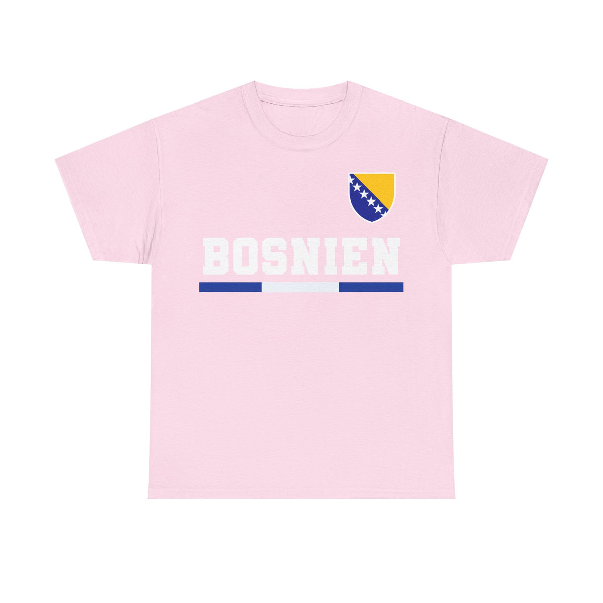 Bosnia Wappen Flagge Stolz Heimat Fußball fan Geschenkidee - Unisex T-Shirt