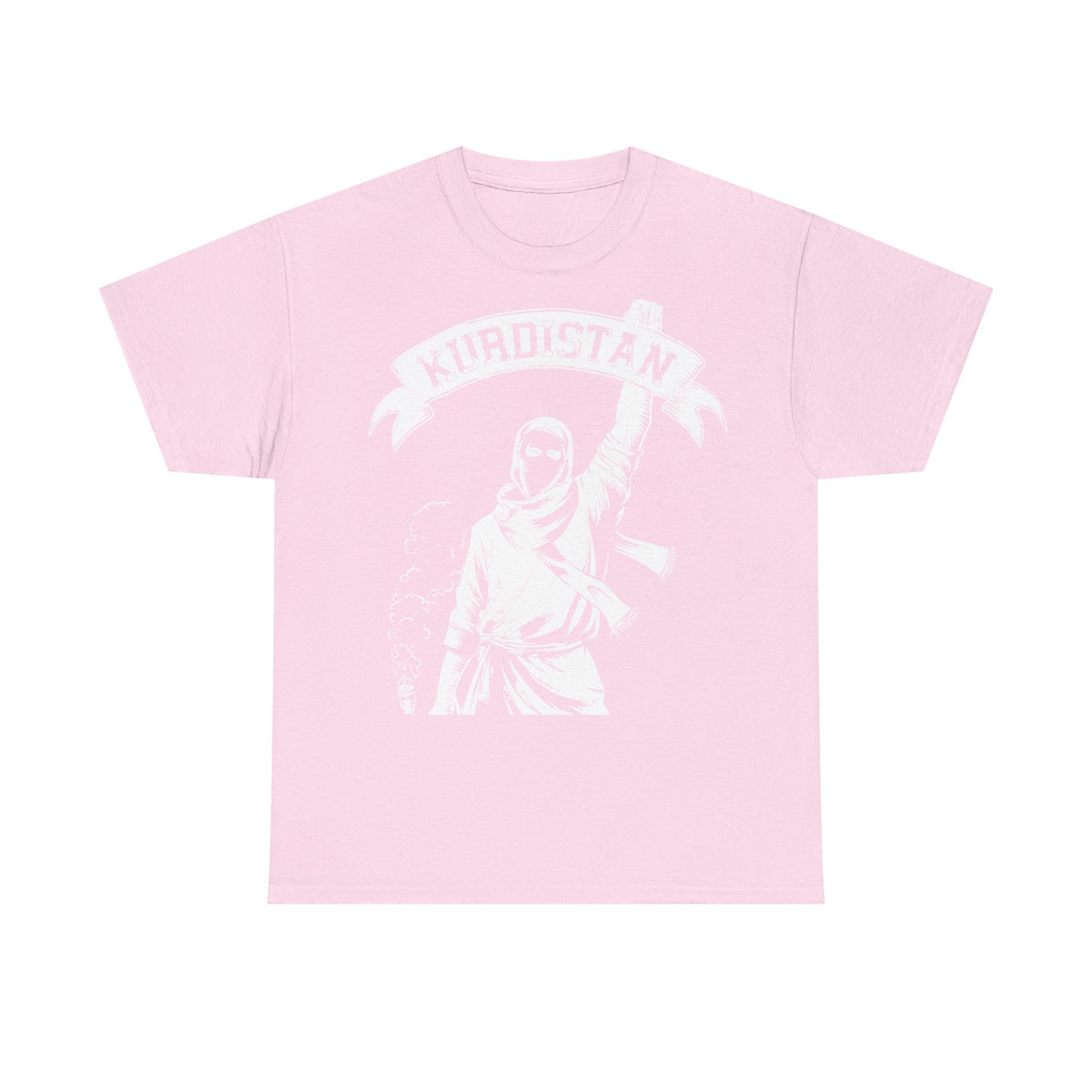 Camiseta unisex con escudo, bandera y regalo para los aficionados del Kurdistán: Azadi, patria