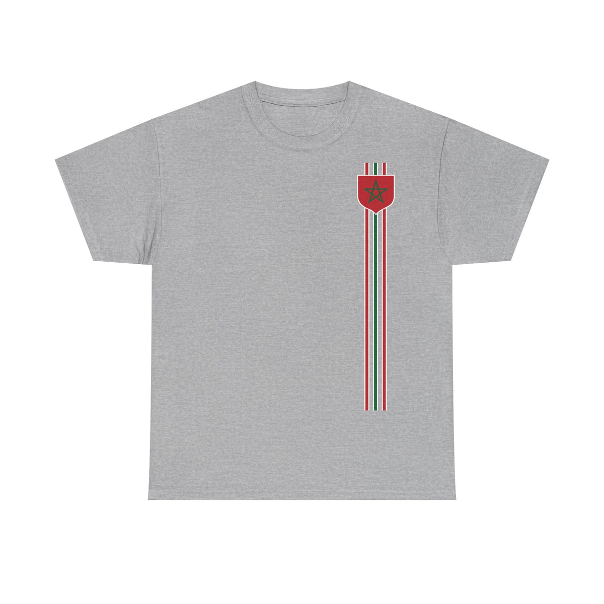 Marruecos Escudo Morocco Bandera Orgullo Fútbol Fan Deporte FIdea de regalo - Camiseta unisex