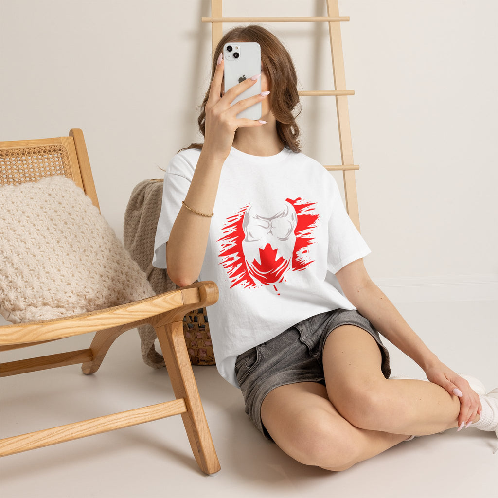 Canada Kanada Wappen Flagge Fan Sport Fußball Geschenkidee - Unisey T-Shirt