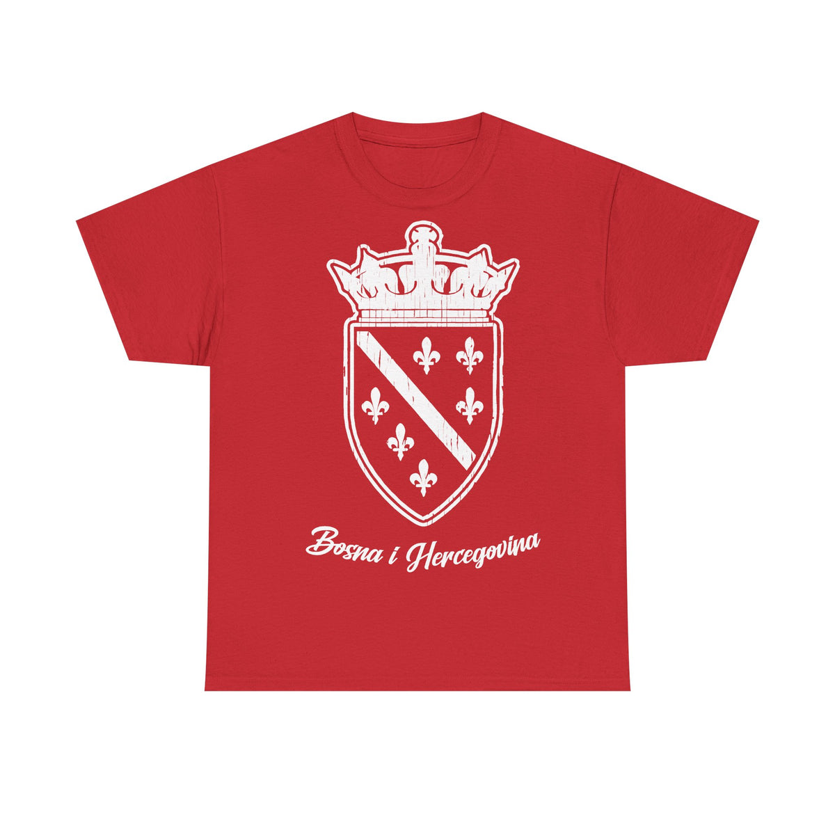 Bosnia y Herzegovina Escudo Bandera Orgullo Idea de regalo - Camiseta unisex