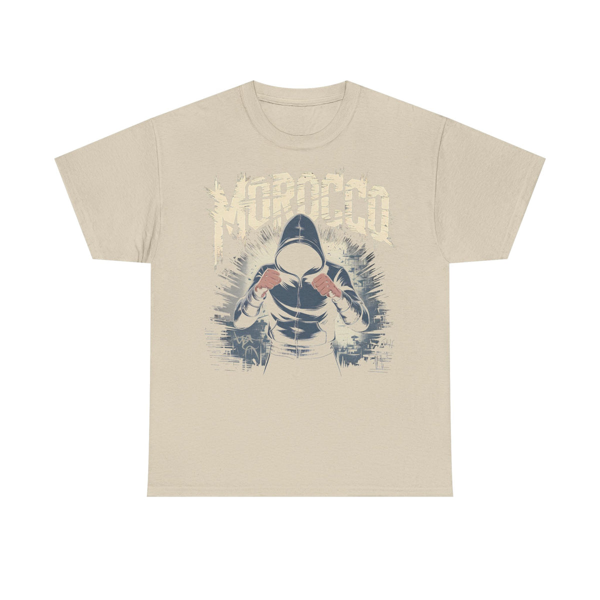 Escudo de hooligan de Marruecos Bandera de Marruecos Fútbol Aficionado Deporte Idea de regalo - Camiseta unisex