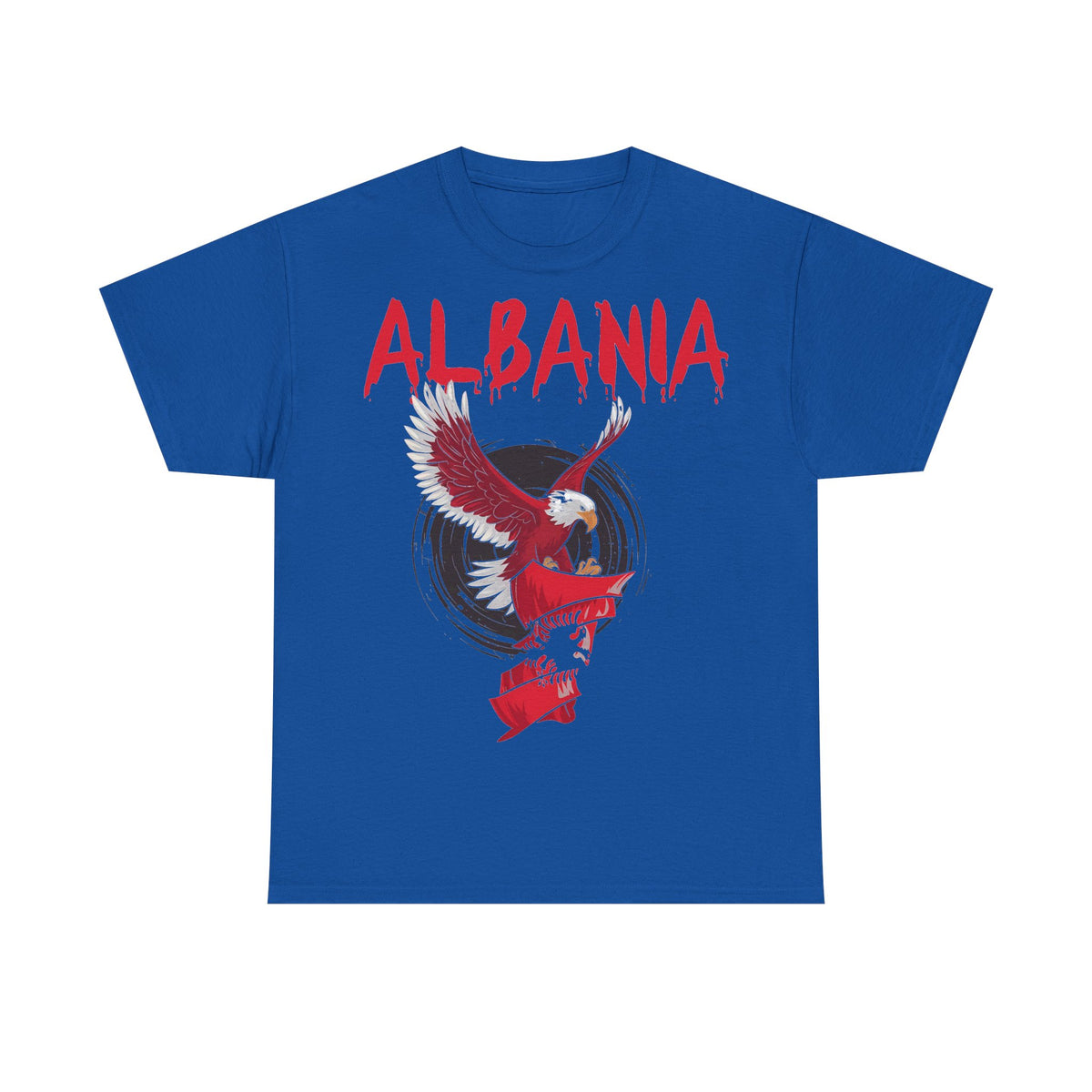 Albania Arte Águila Bandera Escudo Orgullo Aficionado del fútbol Idea de regalo - Camiseta unisex