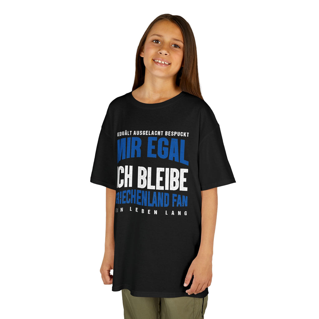 Greece Griechenland Flagge Wappen Heimat Fußball Sport Fan Geschenkidee - Für Kinder & Jugendliche Unisex T-Shirt
