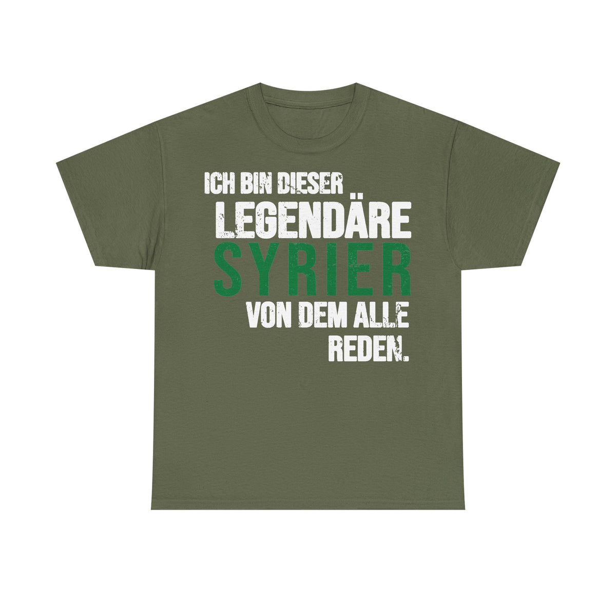 Syria Syrien Wappen Flagge Heimat Sport Fan Geschenkidee - Unisex T-Shirt