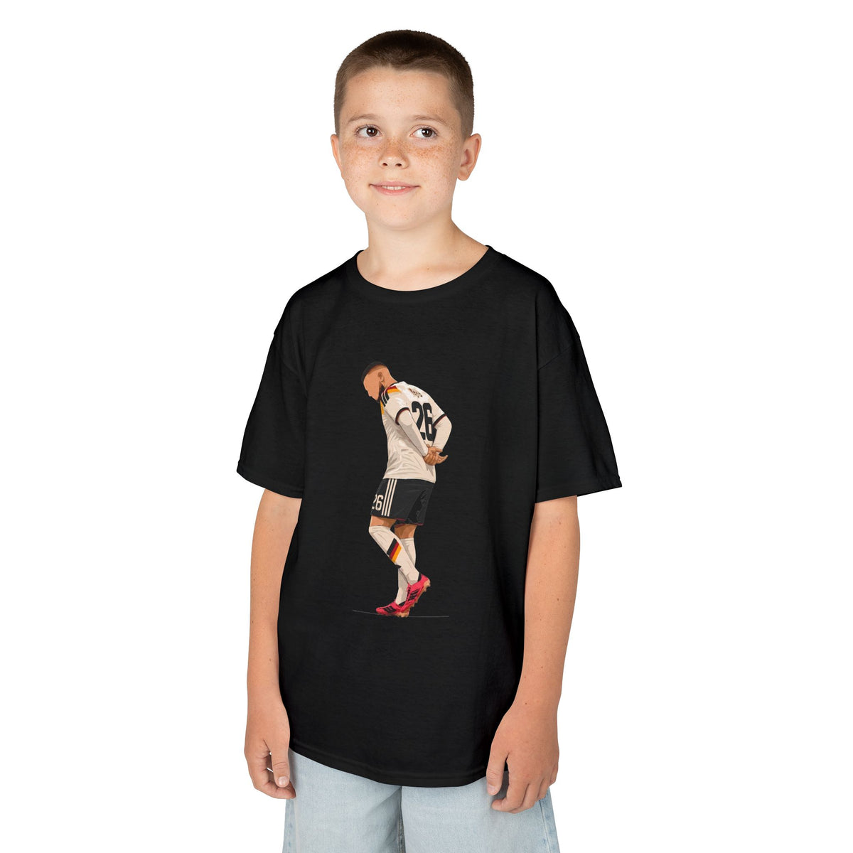 D. Undav Kurdistan Germany Jubel Fußball Fan - Unisex Kinder & Jugendliche T-Shirt
