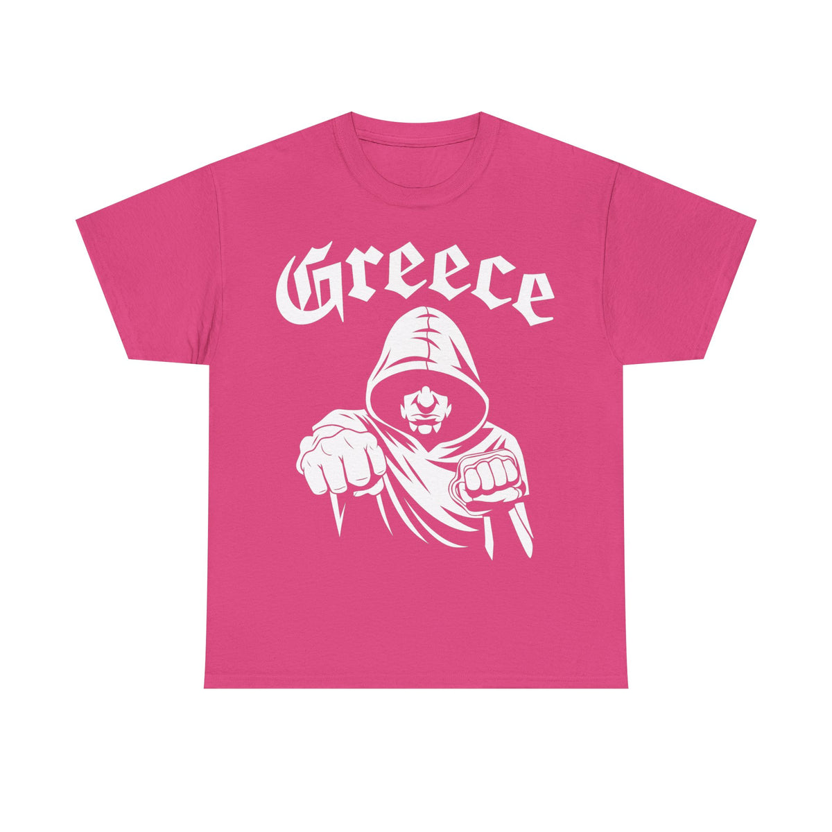 Greece Griechenland Hooligan Flagge Wappen Heimat Fußball Sport Fan Geschenkidee - Unisex T-Shirt
