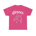 Greece Griechenland Hooligan Flagge Wappen Heimat Fußball Sport Fan Geschenkidee - Unisex T-Shirt