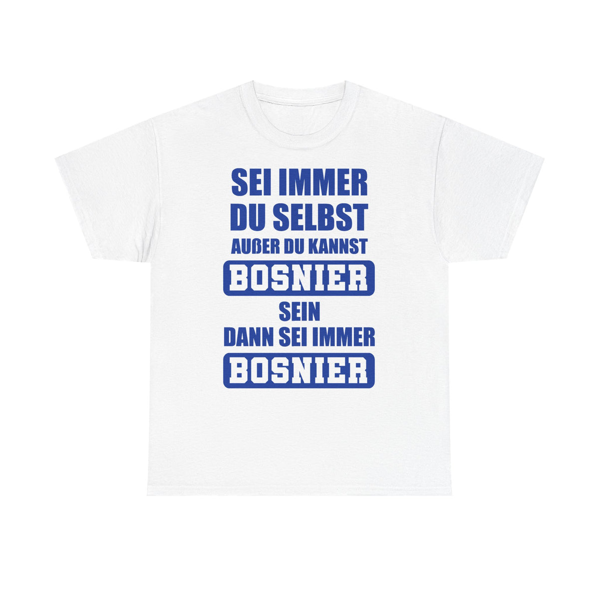 Bosnia escudo bandera orgullo patria aficionado al fútbol idea de regalo - Camiseta unisex