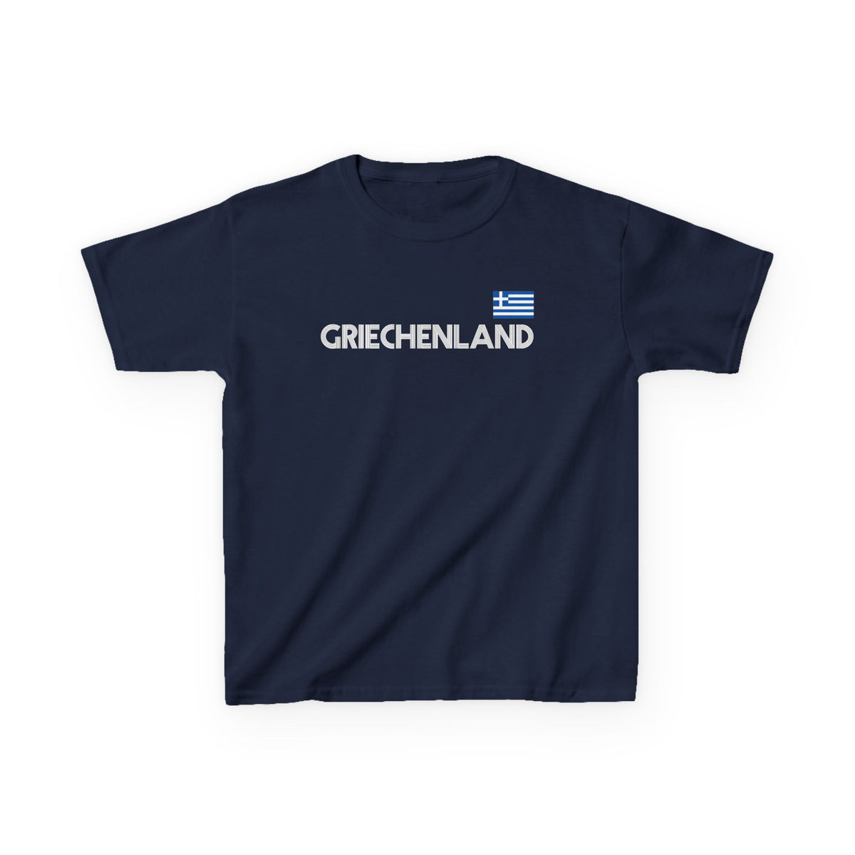 Greece Griechenland Flagge Wappen Heimat Fußball Sport Fan Geschenkidee - Für Kinder & Jugendliche Unisex T-Shirt