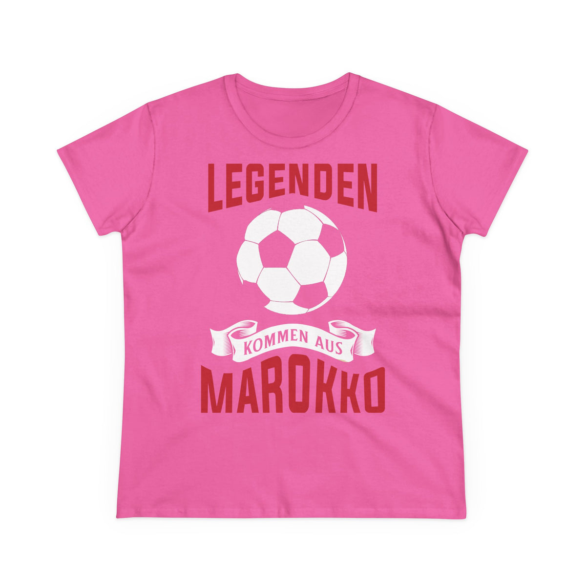 Escudo de Marruecos, bandera de Marruecos, orgullo, aficionada al fútbol y al deporte, idea de regalo - Camiseta para mujer