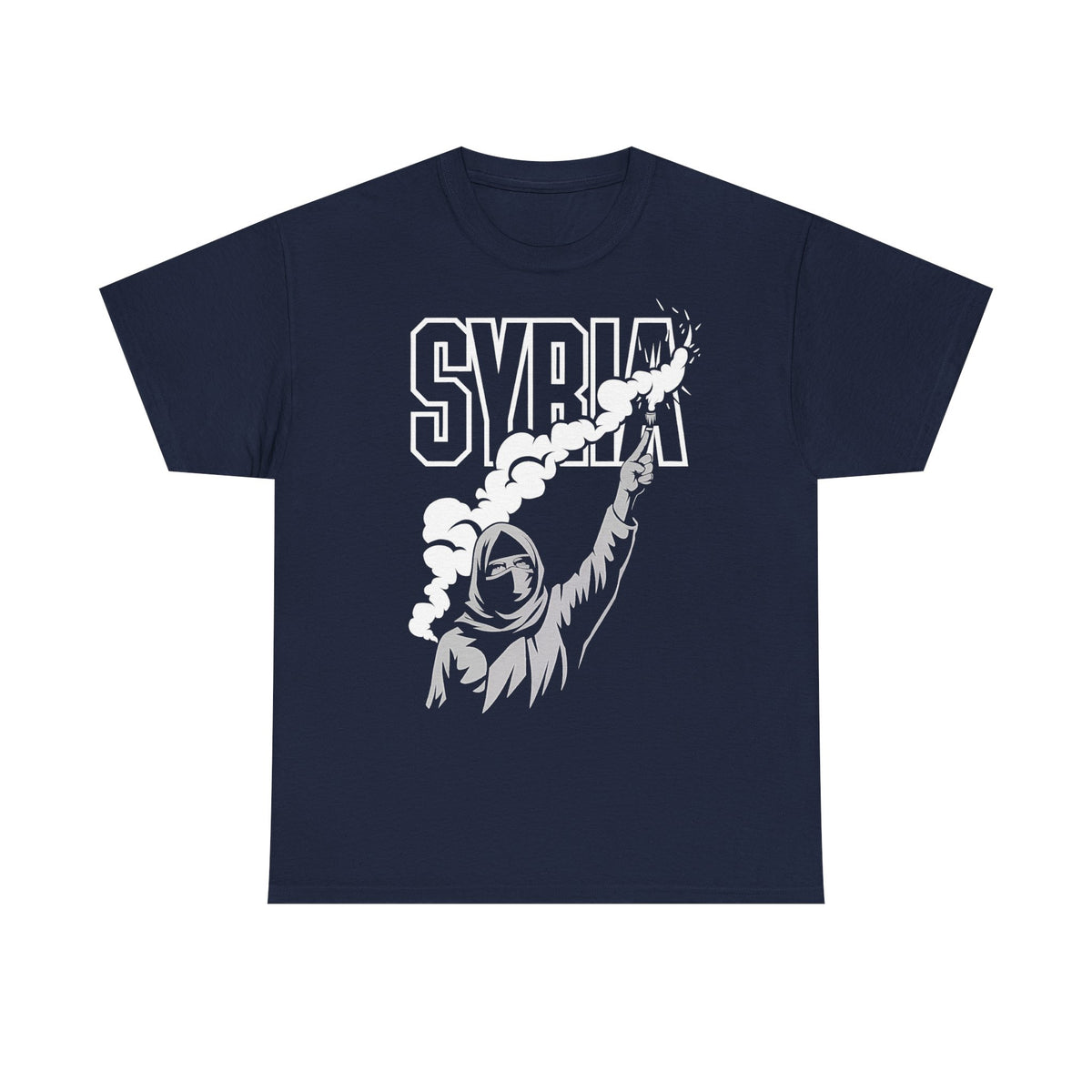 Syria Syrien Hooligan Wappen Flagge Heimat Sport Fußball Fan Geschenkidee - Unisex T-Shirt