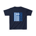 Greece Griechenland Flagge Wappen Heimat Fußball Sport Fan Geschenkidee - Für Kinder & Jugendliche Unisex T-Shirt