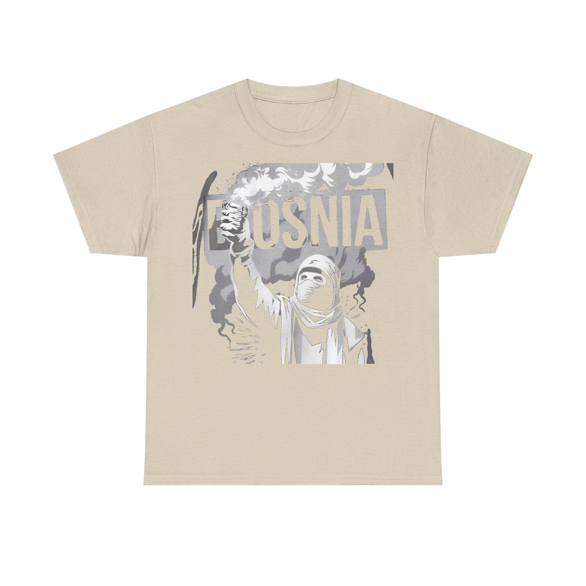 Bosnia escudo bandera orgullo patria aficionado al fútbol idea de regalo - Camiseta unisex
