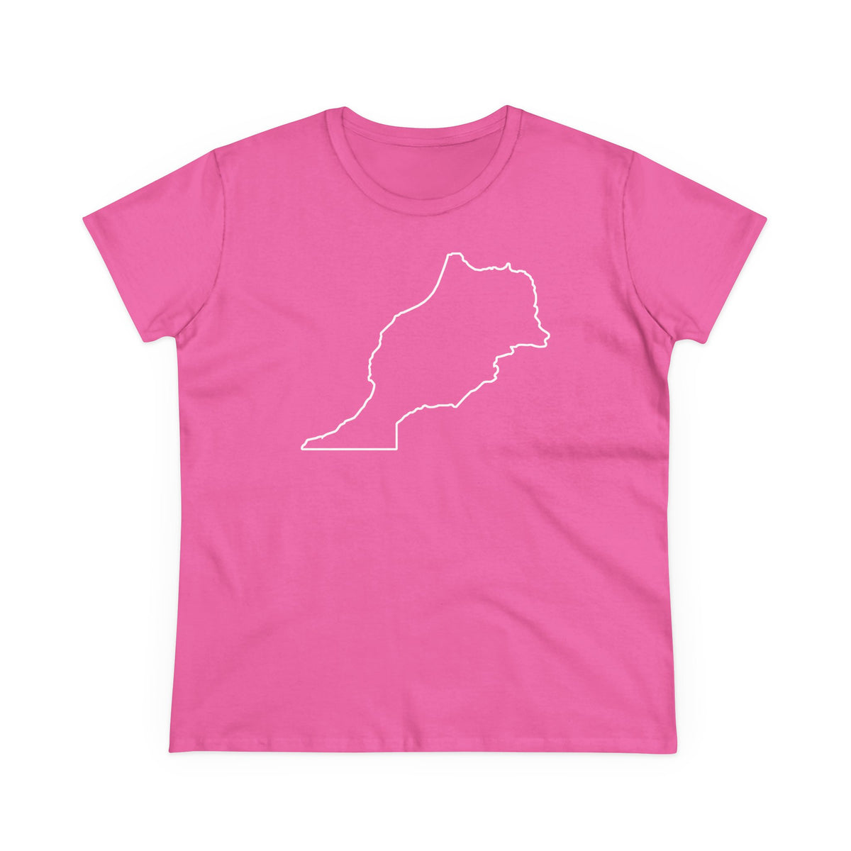 Escudo de Marruecos, bandera de Marruecos, orgullo, aficionada al fútbol y al deporte, idea de regalo - Camiseta para mujer