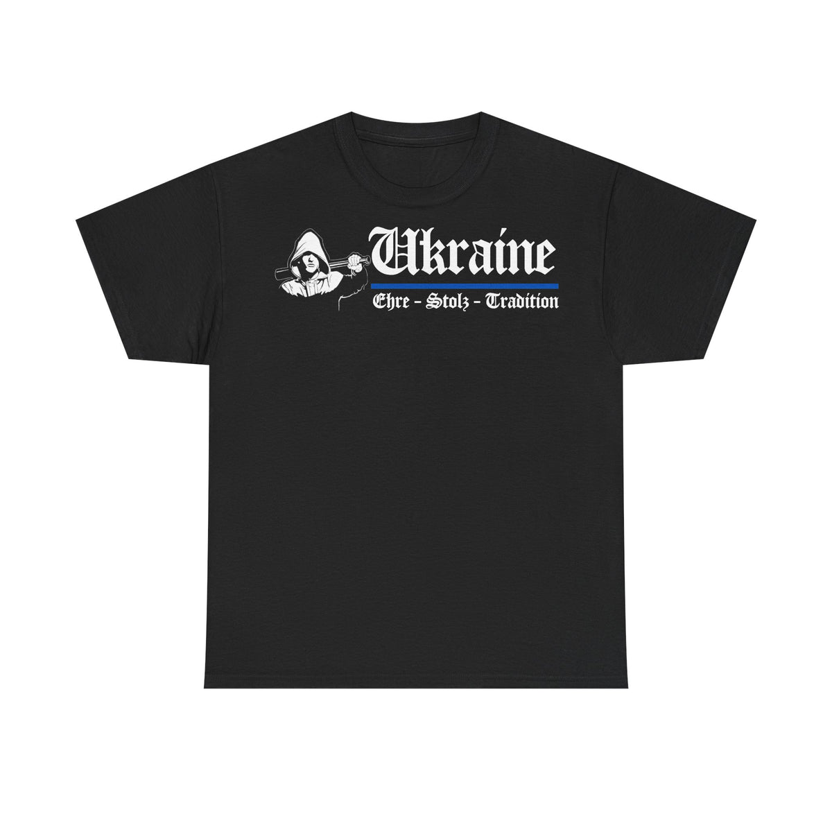 Bandera de Ucrania escudo idea de regalo afición al deporte moda vintage - Camiseta unisex