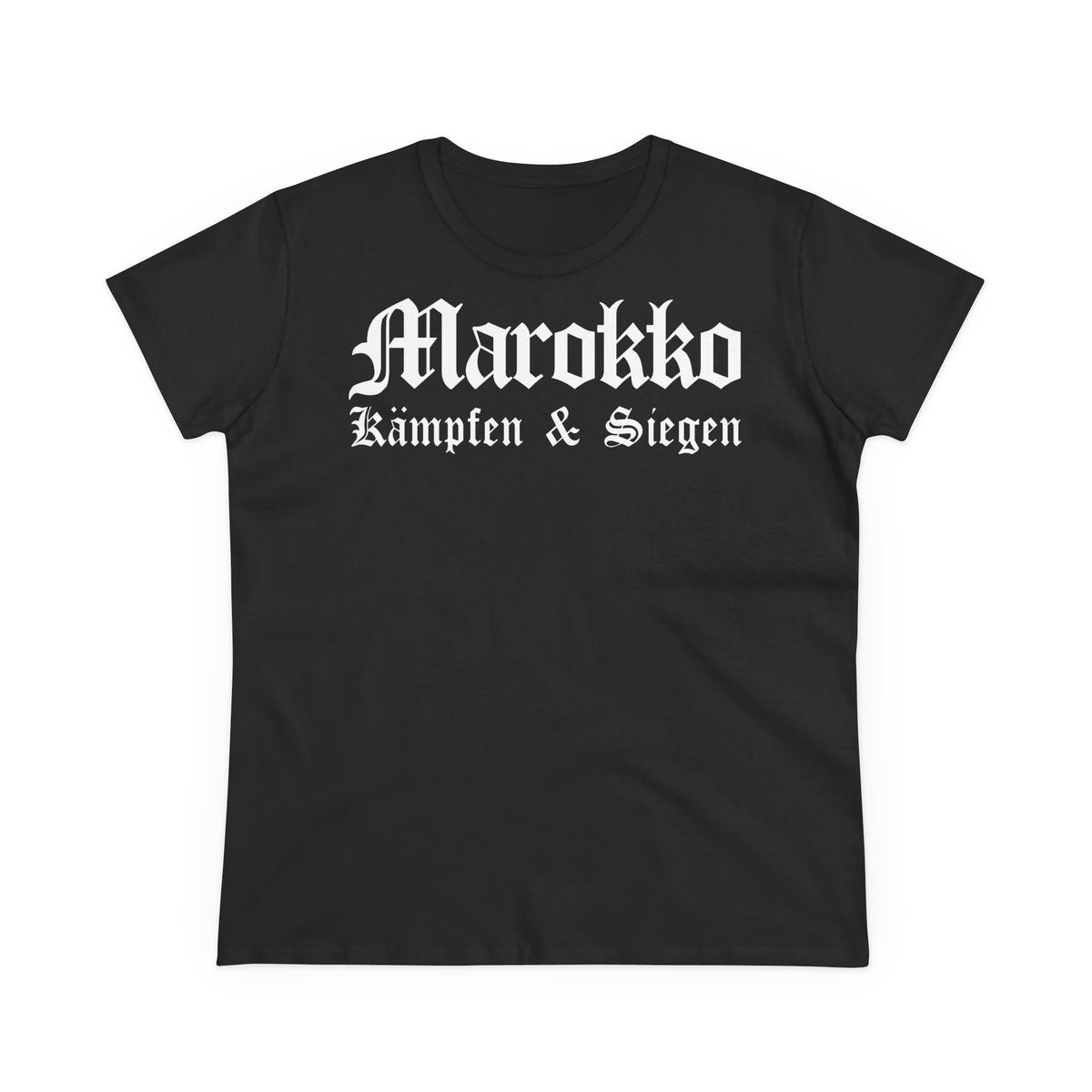 Escudo de Marruecos, bandera de Marruecos, orgullo, aficionada al fútbol y al deporte, idea de regalo - Camiseta para mujer