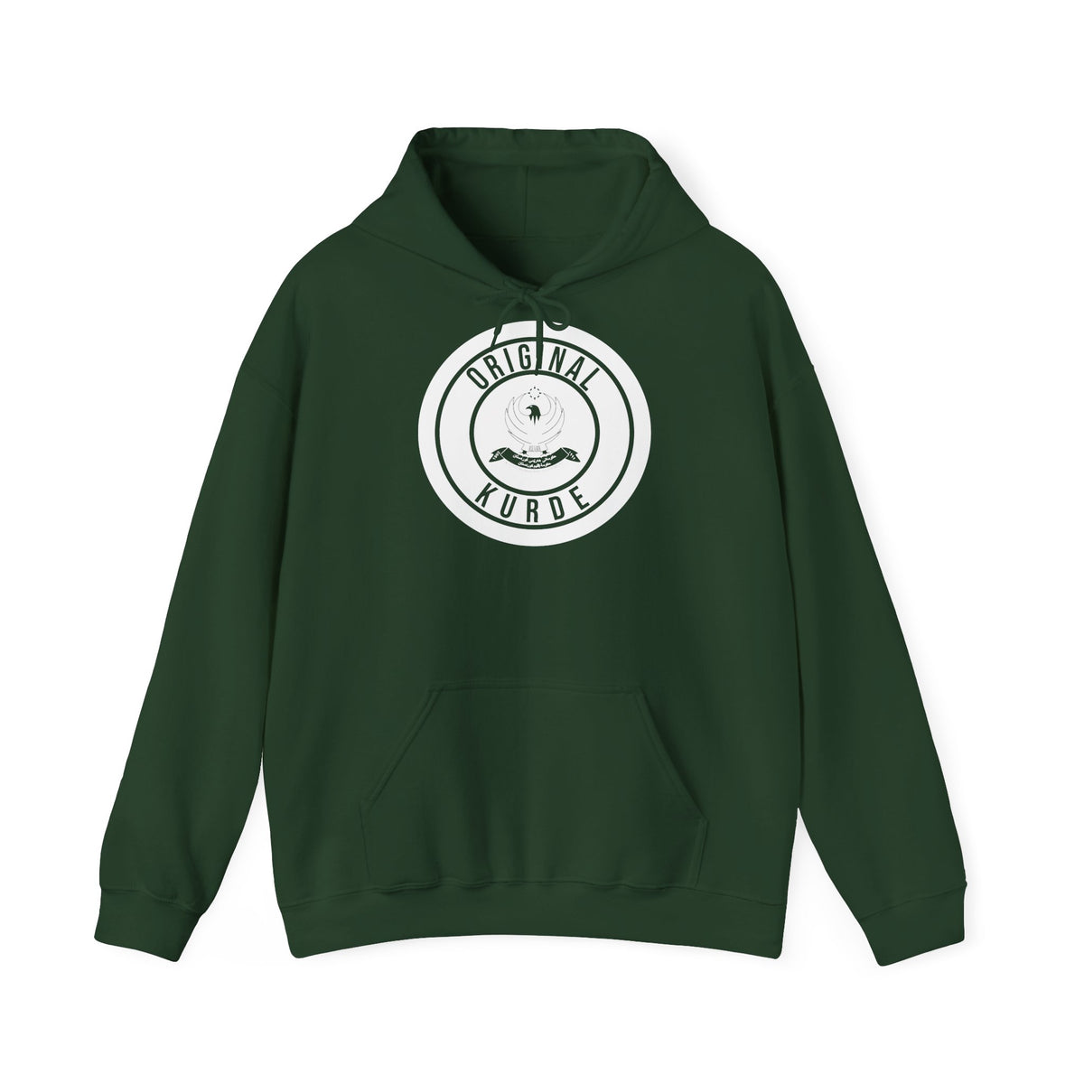 Kurdistan patria orgoglio stemma bandiera sport calcio regalo per tifosi - felpa con cappuccio unisex