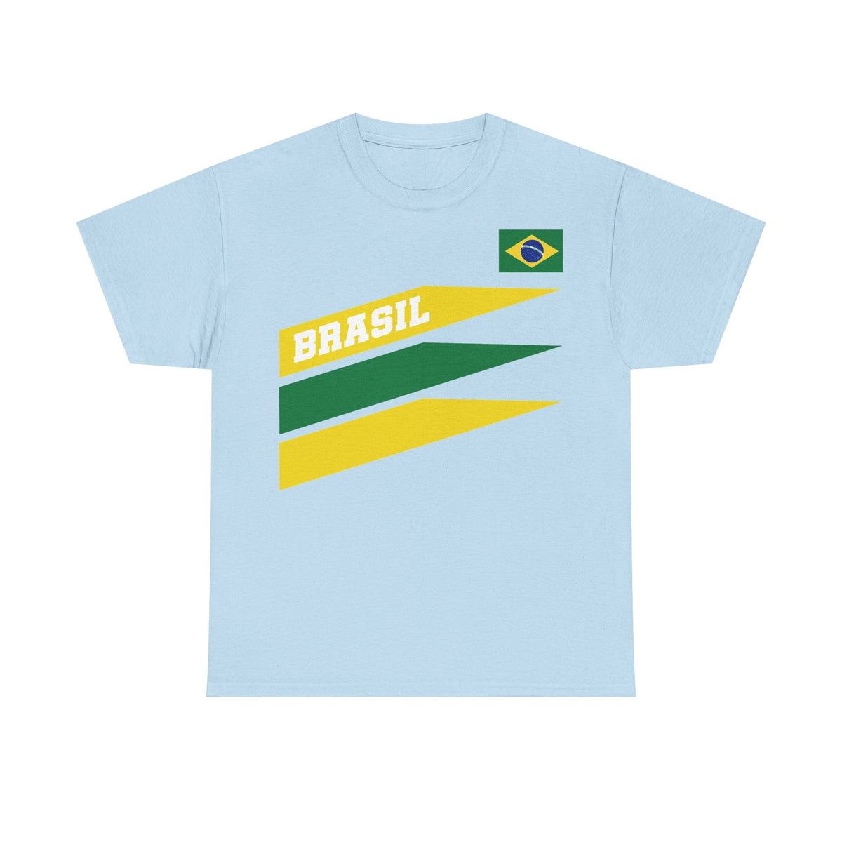 Brazil Brasilien Wappen Flagge Sport Fan Fußball Geschenkidee - Unisex T-Shirt