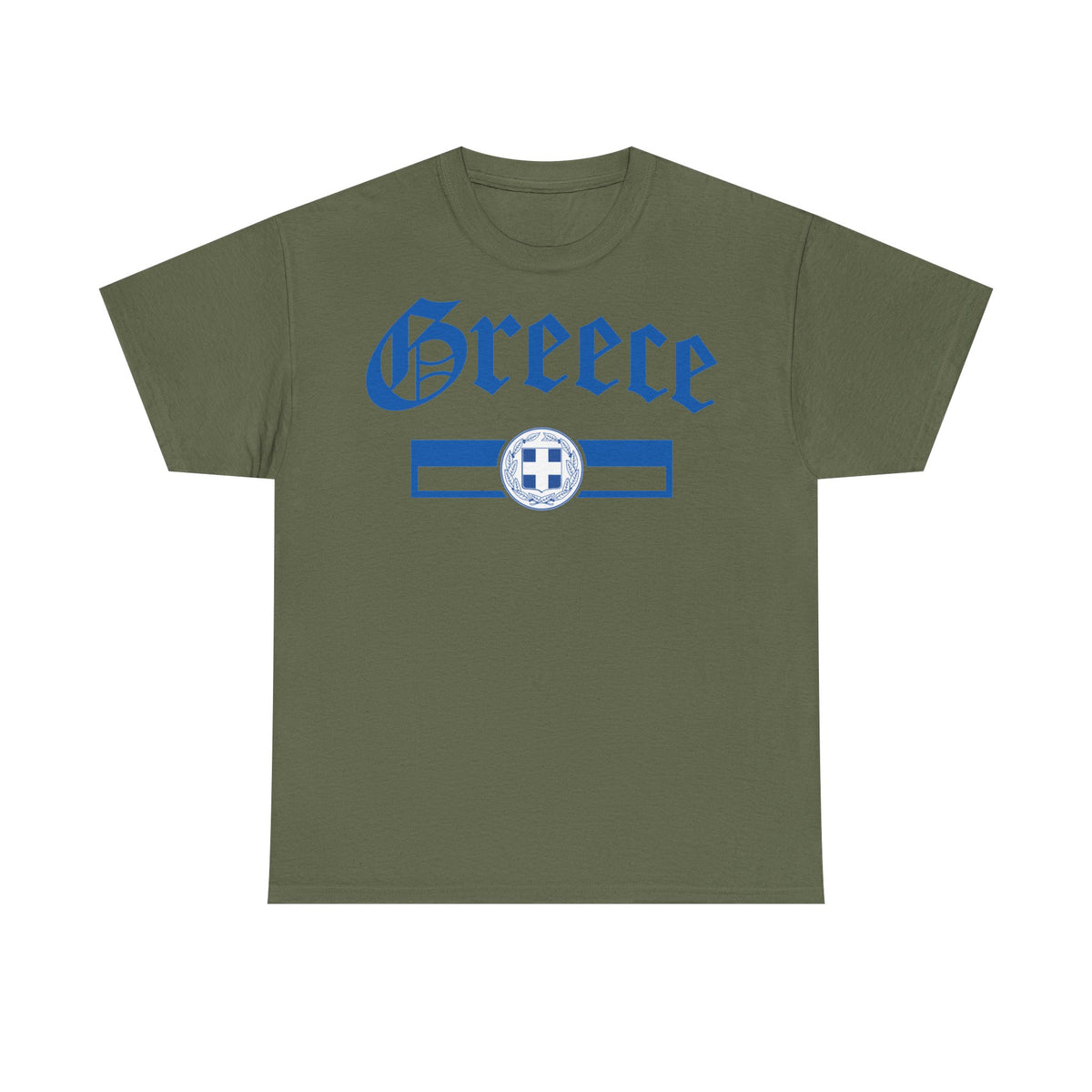 Grecia Grecia Bandera Escudo Patria Fútbol Deporte Aficionado Idea de regalo - Camiseta unisex