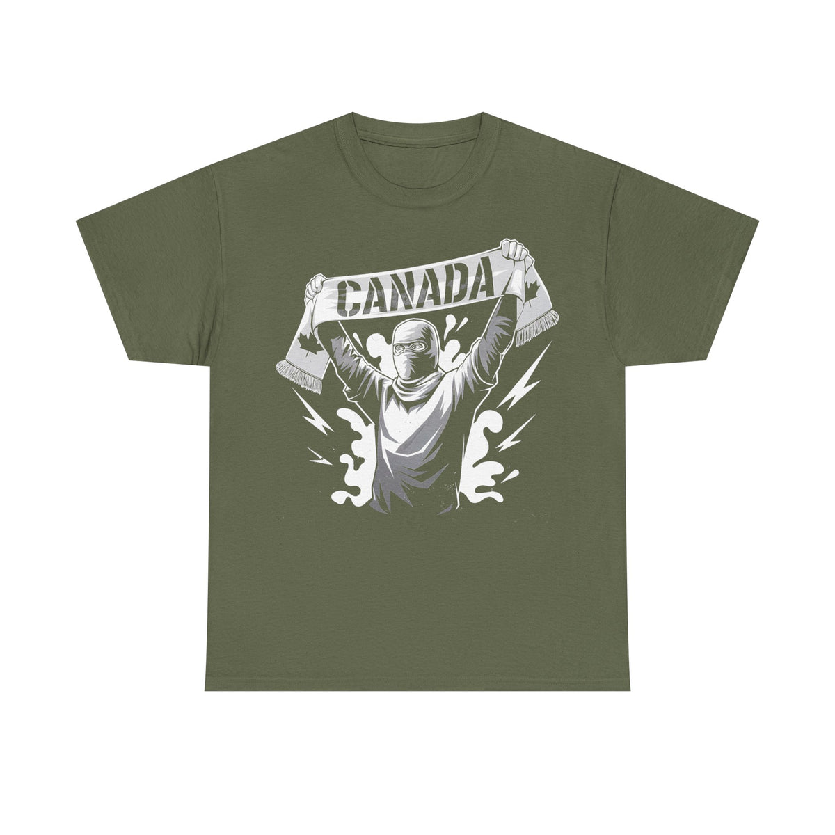 Canada Kanada Hooligan Wappen Flagge Fan Sport Fußball Geschenkidee - Unisey T-Shirt
