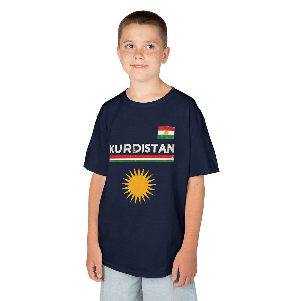 Kurdistan Street Urban Azadi Sonne Wappen - Unisex Kinder & Jugendliche T-Shirt
