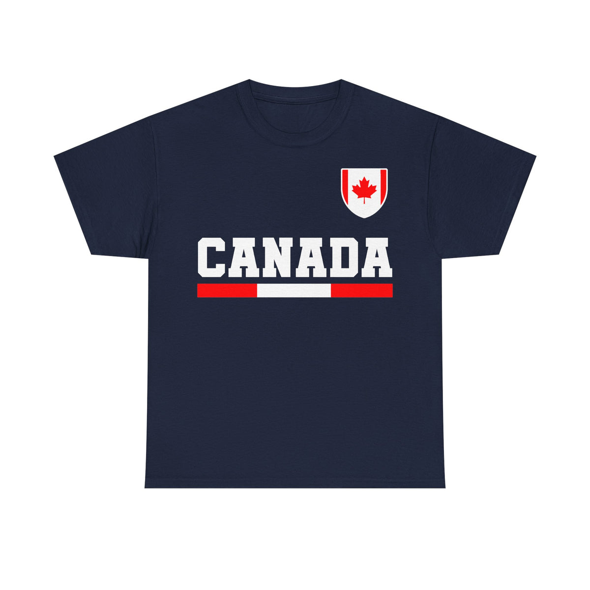 Canada Kanada Wappen Flagge Fan Sport Fußball Geschenkidee - Unisey T-Shirt
