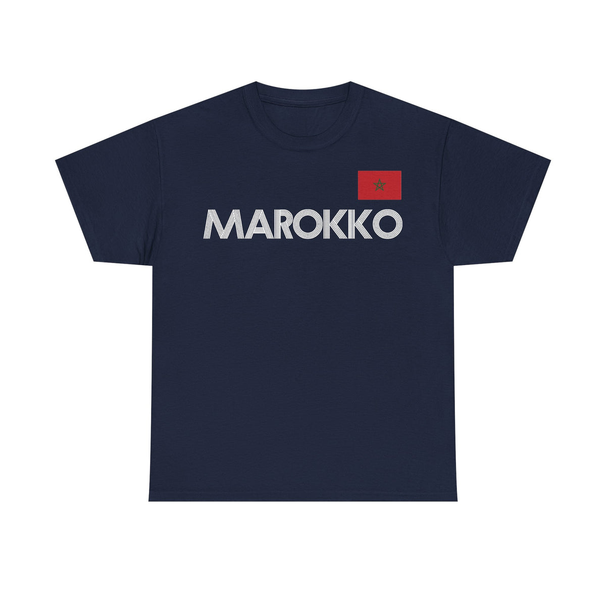 Marruecos Escudo Morocco Bandera Orgullo Fútbol Fan Deporte FIdea de regalo - Camiseta unisex