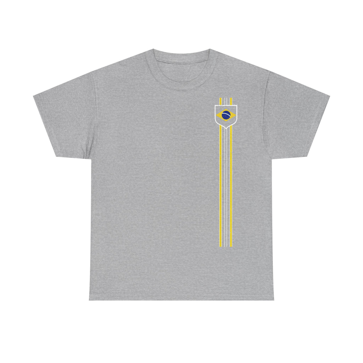 Brazil Brasilien Wappen Flagge Sport Fan Fußball Geschenkidee - Unisex T-Shirt
