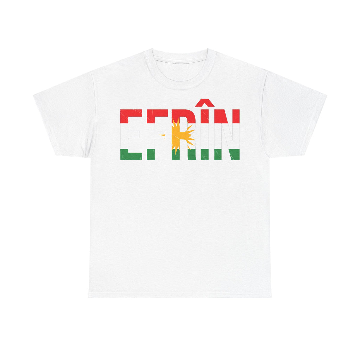 Kurdistán Azadi Escudo Bandera Patria Newroz Regalo - Camiseta unisex