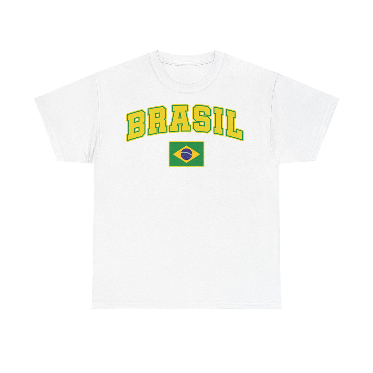 Brazil Brasilien Wappen Flagge Sport Fan Fußball Geschenkidee - Unisex T-Shirt