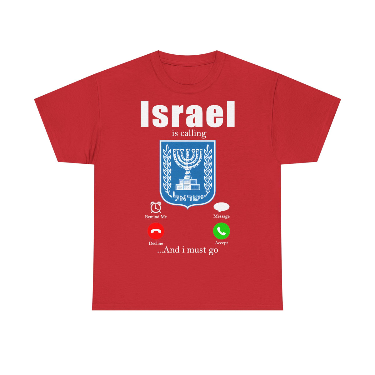Israel Wappen Flagge Fan Geschenkidee Fashion - Unisex T-Shirt