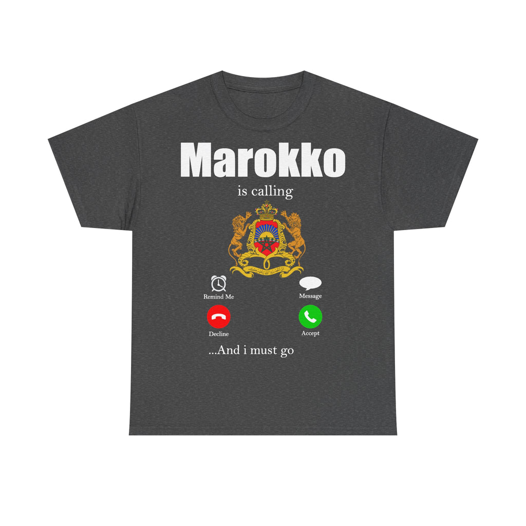 Marokko Wappen Morocco Flagge Stolz Fußball Fan Sport FGeschenkidee - Unisex T-Shirt