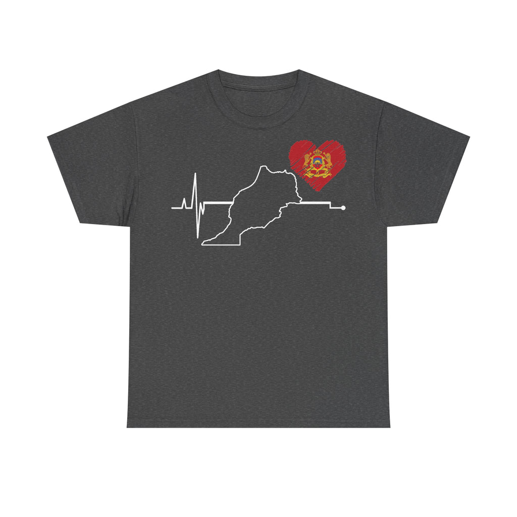 Marokko Wappen Morocco Flagge Stolz Fußball Fan Sport FGeschenkidee - Unisex T-Shirt