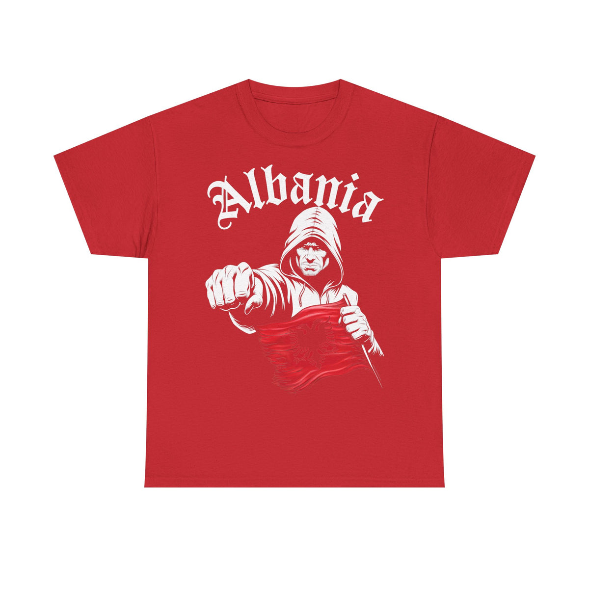 Albania Hooligan Wappen Shqiptar Flagge Adler Fußball Fan Sport - Unisex T Shirt