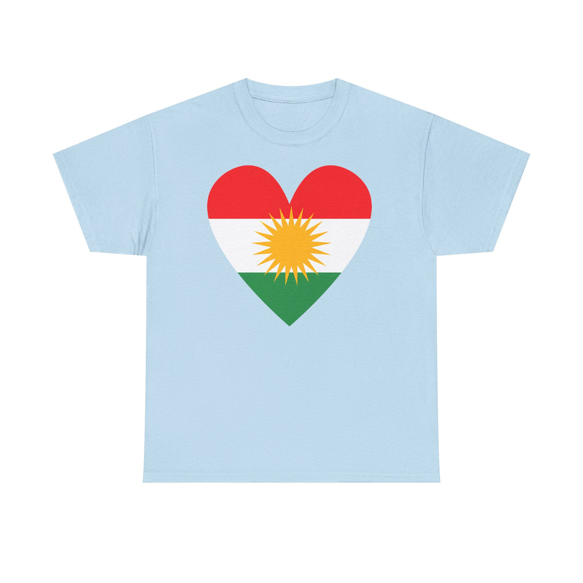 Kurdistán Azadi Escudo Bandera Patria Newroz Regalo - Camiseta unisex