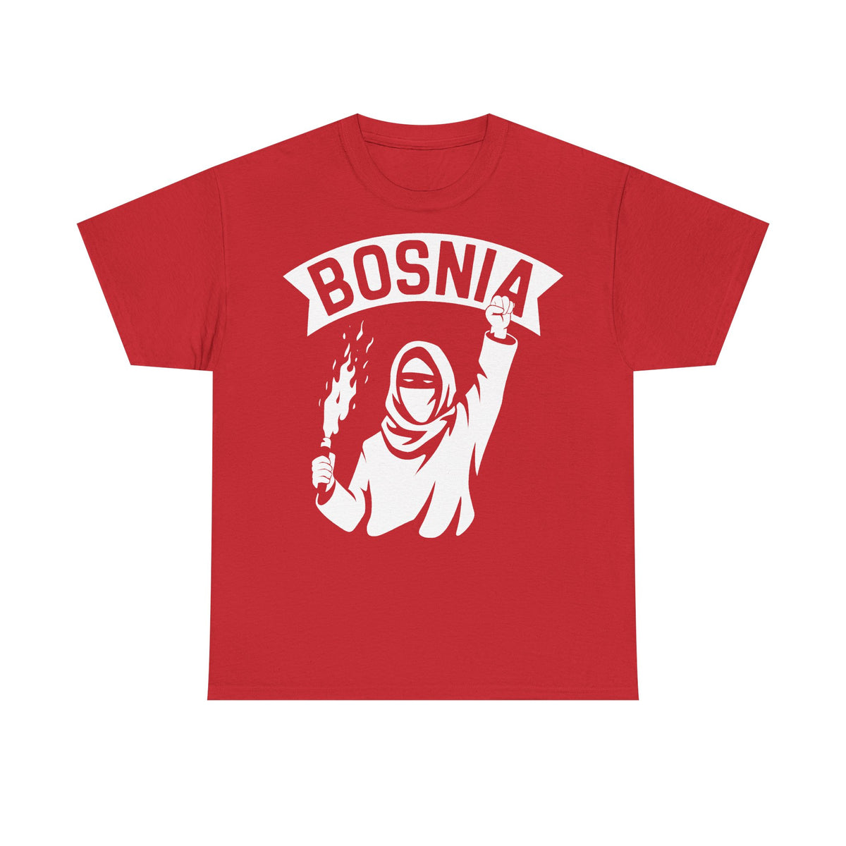 Bosnia escudo bandera orgullo patria aficionado al fútbol idea de regalo - Camiseta unisex