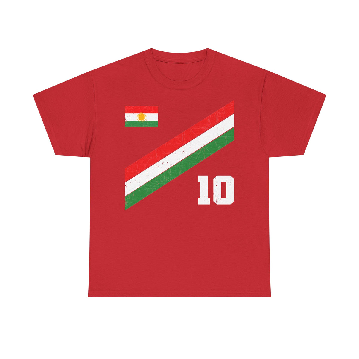 Kurdistán Azadi Escudo Bandera Patria Newroz Regalo - Camiseta unisex