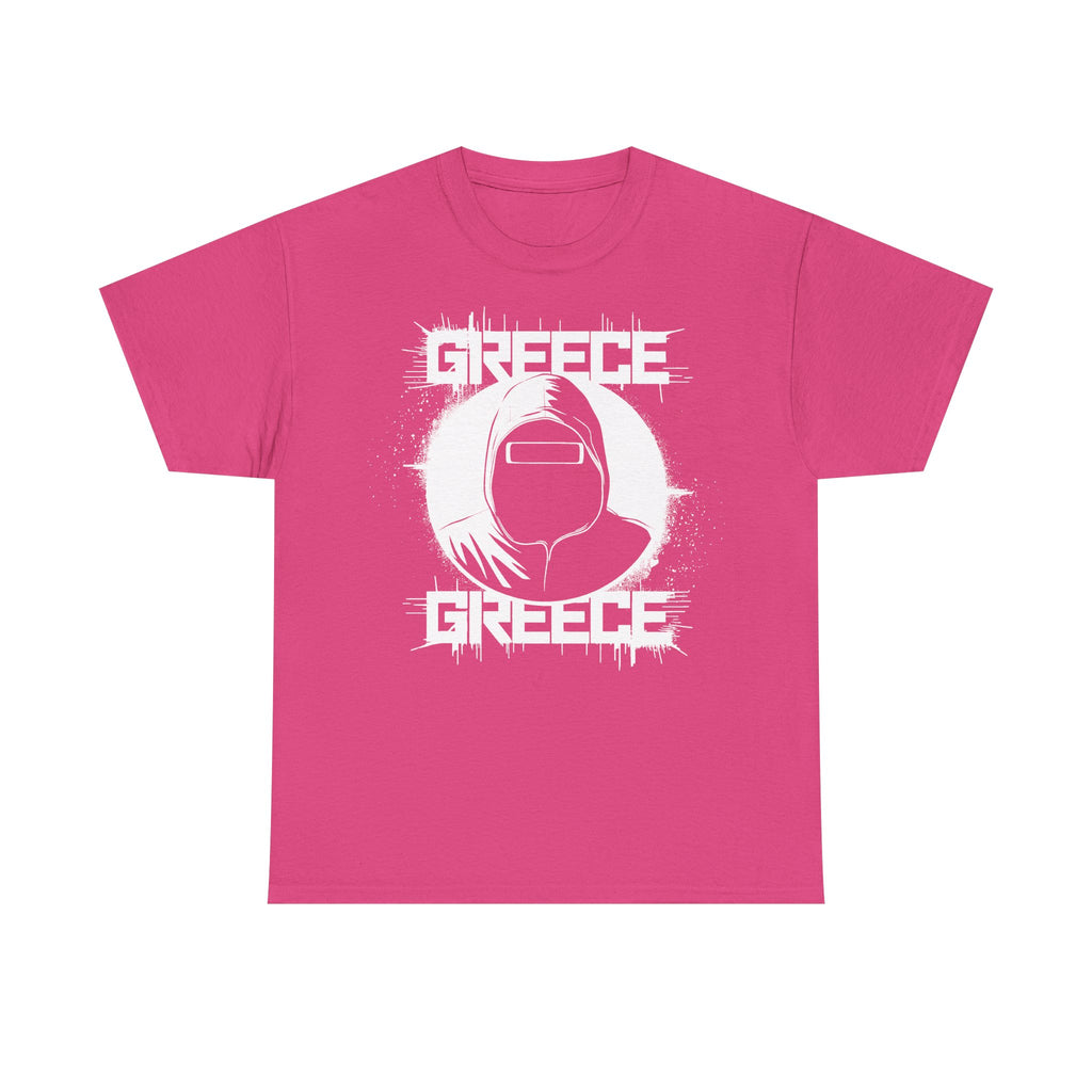 Greece Griechenland Hooligan Flagge Wappen Heimat Fußball Sport Fan Geschenkidee - Unisex T-Shirt