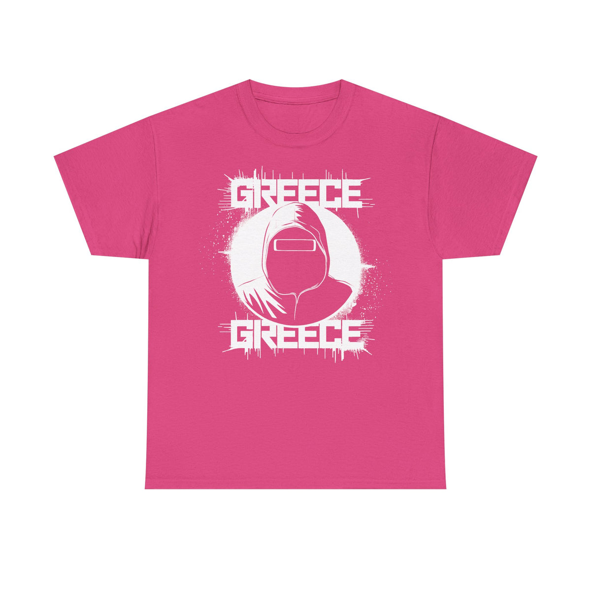 Greece Griechenland Hooligan Flagge Wappen Heimat Fußball Sport Fan Geschenkidee - Unisex T-Shirt