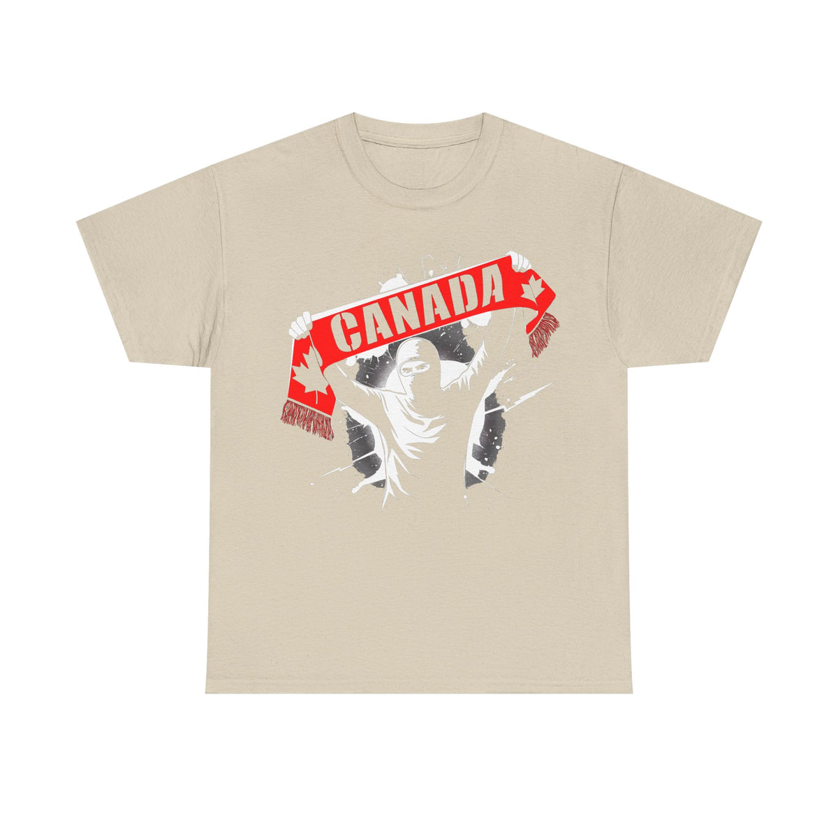 Canada Kanada Hooligan Wappen Flagge Fan Sport Fußball Geschenkidee - Unisey T-Shirt
