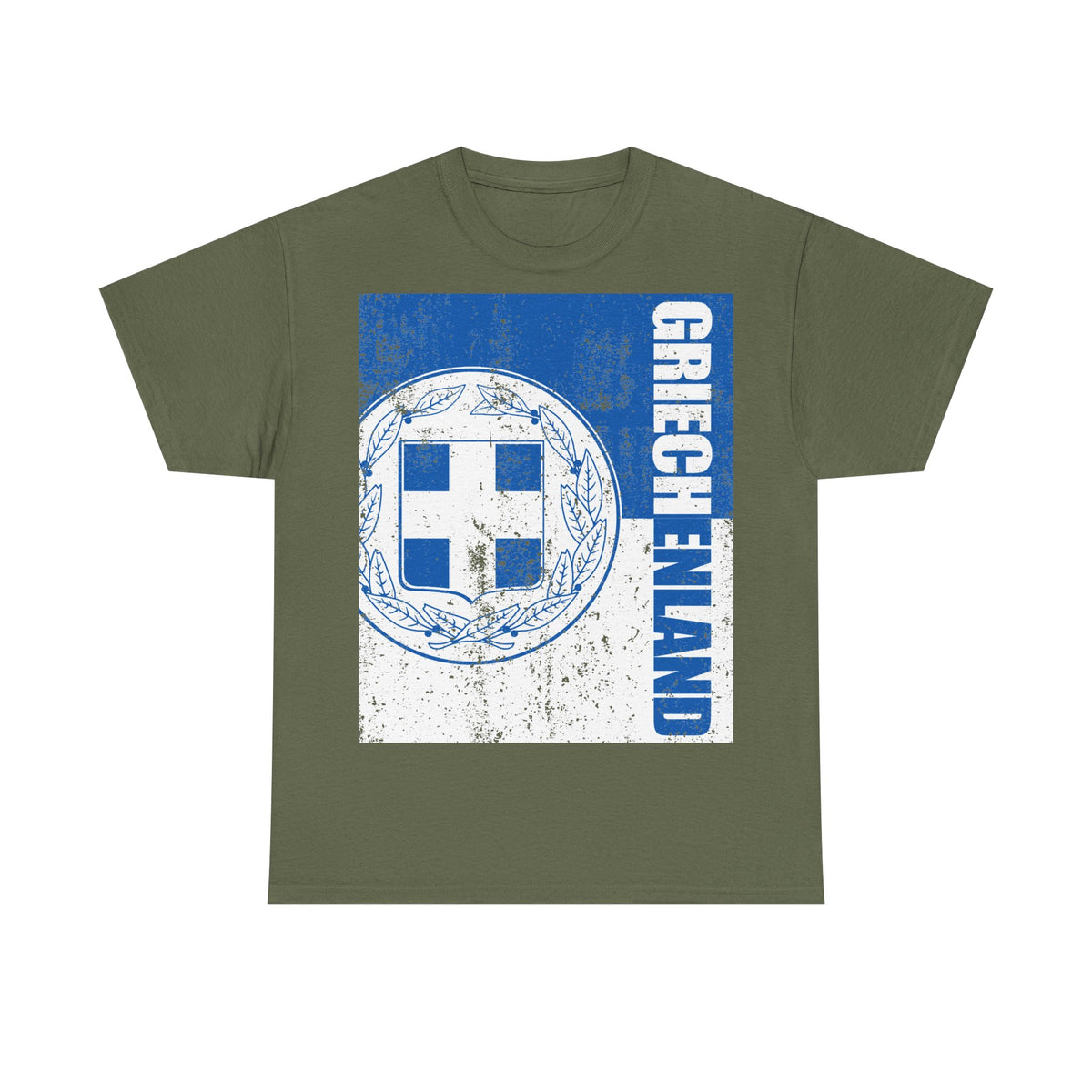 Grecia Grecia Bandera Escudo Patria Fútbol Deporte Aficionado Idea de regalo - Camiseta unisex