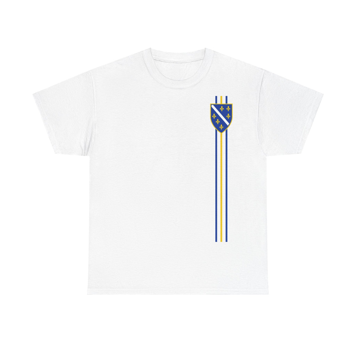 Bosnia Wappen Flagge Stolz Heimat Fußball fan Geschenkidee - Unisex T-Shirt