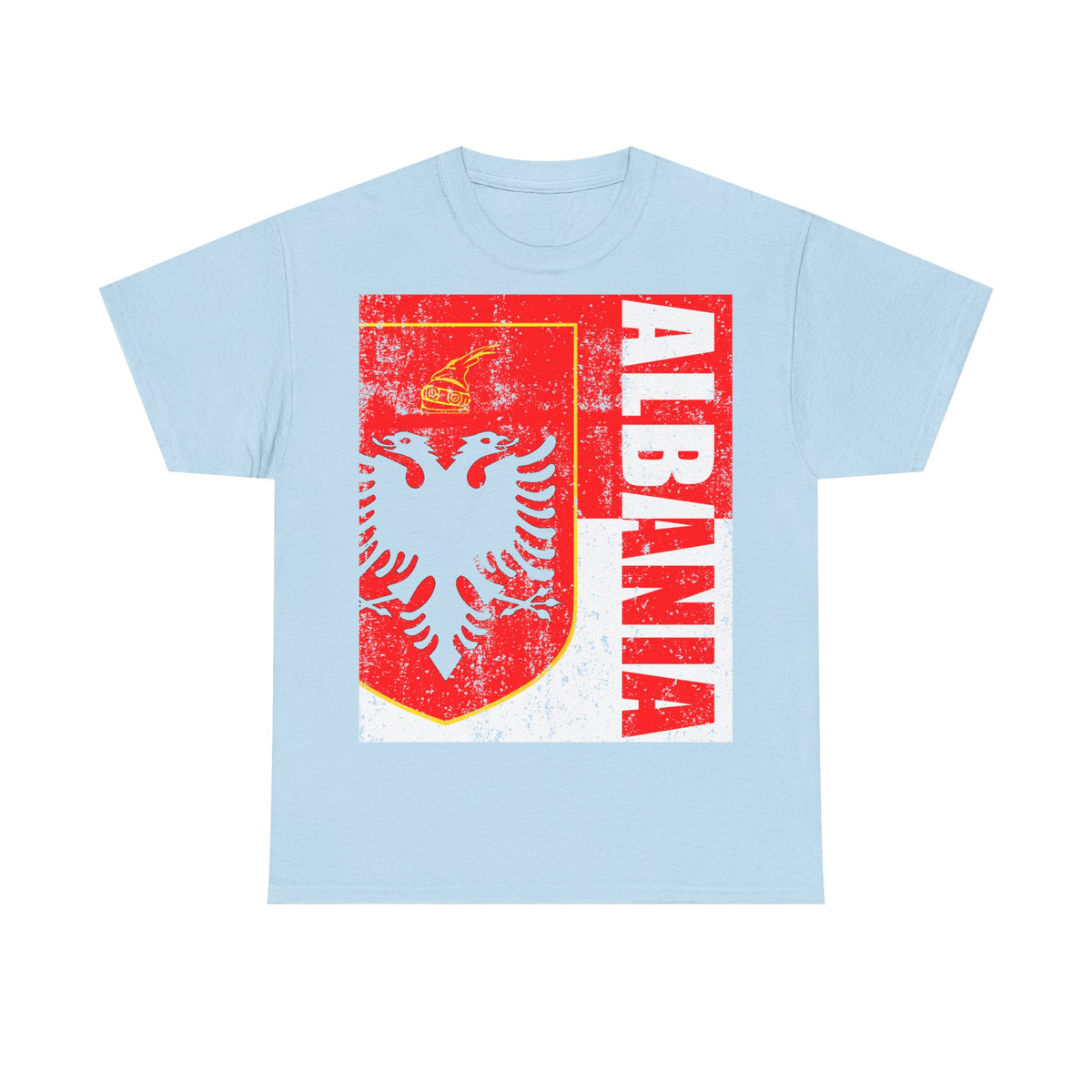 Camiseta unisex de Albania, escudo albanés, bandera, águila, fútbol, aficionado, deporte